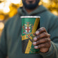 Jamaica Independence Day 4 in 1 Can Cooler Tumbler Coat Of Arms With Doctor Bird Tropical Vibes
