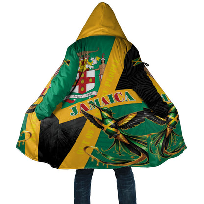 Jamaica Independence Day Cloak Coat Of Arms With Doctor Bird Tropical Vibes