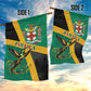Jamaica Independence Day Garden Flag Coat Of Arms With Doctor Bird Tropical Vibes