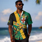 Jamaica Independence Day Hawaiian Shirt Coat Of Arms With Doctor Bird Tropical Vibes LT05