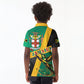 Jamaica Independence Day Kid Polo Shirt Coat Of Arms With Doctor Bird Tropical Vibes