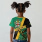 Jamaica Independence Day Kid T shirt Coat Of Arms With Doctor Bird Tropical Vibes