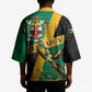 Jamaica Independence Day Kimono Coat Of Arms With Doctor Bird Tropical Vibes