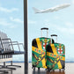 Jamaica Independence Day Luggage Cover Coat Of Arms With Doctor Bird Tropical Vibes