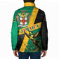 Jamaica Independence Day Padded Jacket Coat Of Arms With Doctor Bird Tropical Vibes