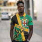 Jamaica Independence Day Polo Shirt Coat Of Arms With Doctor Bird Tropical Vibes