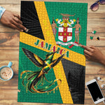 Jamaica Independence Day Puzzle Coat Of Arms With Doctor Bird Tropical Vibes