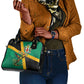 Jamaica Independence Day Shoulder Handbag Coat Of Arms With Doctor Bird Tropical Vibes