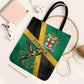 Jamaica Independence Day Tote Bag Coat Of Arms With Doctor Bird Tropical Vibes