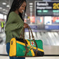 Jamaica Independence Day Travel Bag Coat Of Arms With Doctor Bird Tropical Vibes