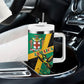 Jamaica Independence Day Tumbler With Handle Coat Of Arms With Doctor Bird Tropical Vibes