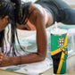 Jamaica Independence Day Tumbler With Handle Coat Of Arms With Doctor Bird Tropical Vibes