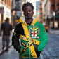 Jamaica Independence Day Zip Hoodie Coat Of Arms With Doctor Bird Tropical Vibes