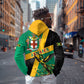 Jamaica Independence Day Zip Hoodie Coat Of Arms With Doctor Bird Tropical Vibes