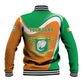 Personalized Ivory Coast 1960 Baseball Jacket Happy Independence Day