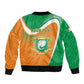 Personalized Ivory Coast 1960 Bomber Jacket Happy Independence Day
