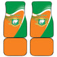 Personalized Ivory Coast 1960 Car Mats Happy Independence Day