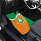 Personalized Ivory Coast 1960 Car Mats Happy Independence Day