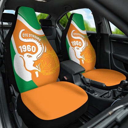 Ivory Coast 1960 Car Seat Cover Happy Independence Day