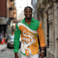 Personalized Ivory Coast 1960 Long Sleeve Button Shirt Happy Independence Day