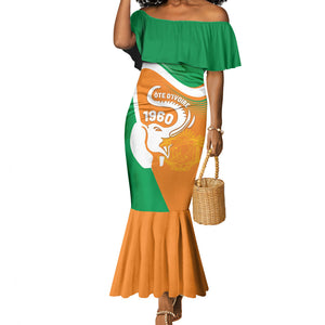 Personalized Ivory Coast 1960 Mermaid Dress Happy Independence Day