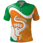 Personalized Ivory Coast 1960 Polo Shirt Happy Independence Day