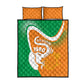 Ivory Coast 1960 Quilt Bed Set Happy Independence Day