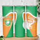 Personalized Ivory Coast 1960 Skinny Tumbler Happy Independence Day