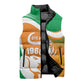 Personalized Ivory Coast 1960 Sleeveless Puffer Jacket Happy Independence Day
