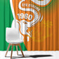 Ivory Coast 1960 Window Curtain Happy Independence Day