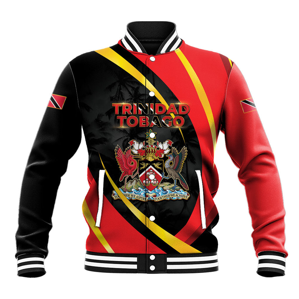 Trinidad And Tobago Independence Day Baseball Jacket Two Islands One Nation Endless Pride