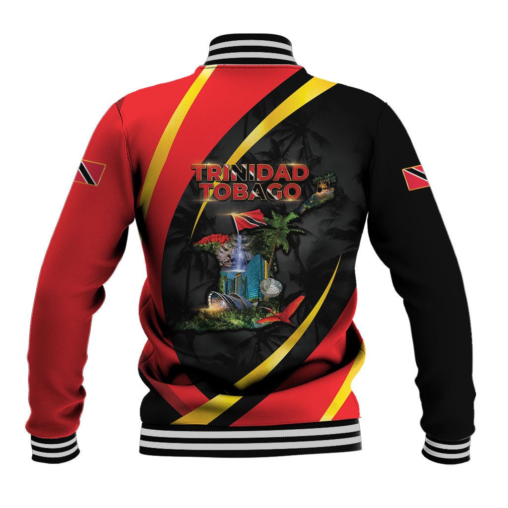 Trinidad And Tobago Independence Day Baseball Jacket Two Islands One Nation Endless Pride