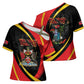 Trinidad And Tobago Independence Day Cross Shoulder Shirt Two Islands One Nation Endless Pride