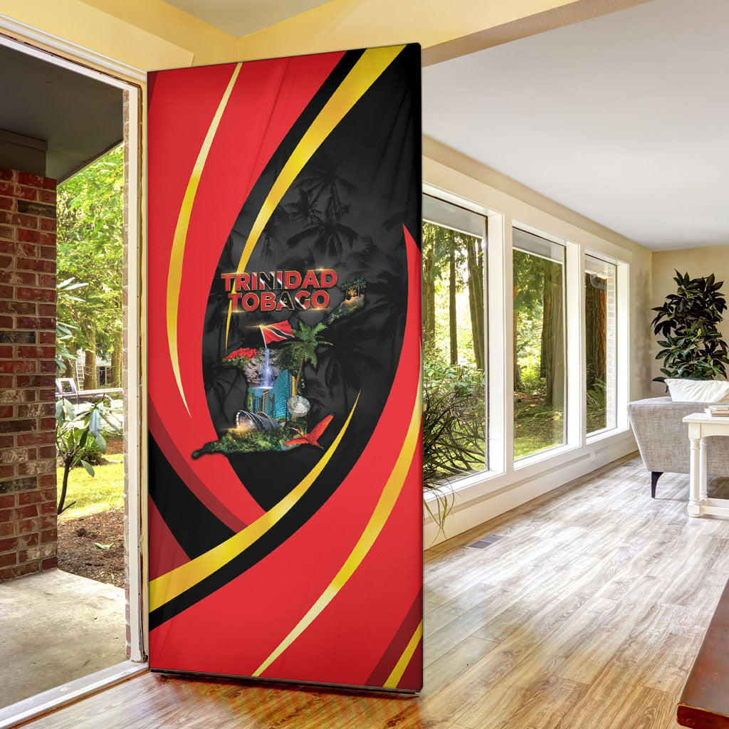 Trinidad And Tobago Independence Day Door Cover Two Islands One Nation Endless Pride