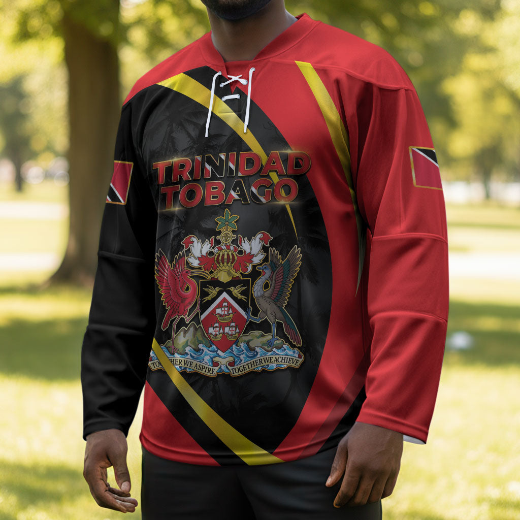Trinidad And Tobago Independence Day Hockey Jersey Two Islands One Nation Endless Pride