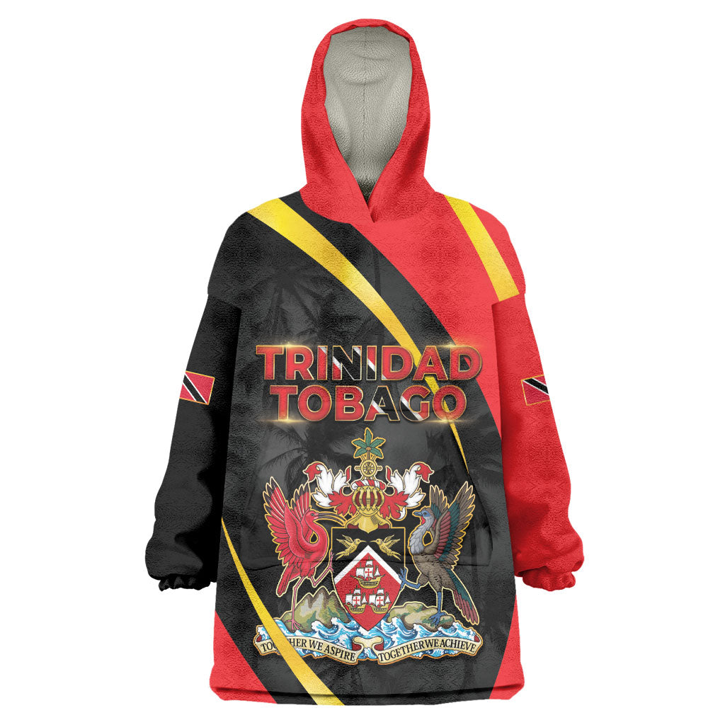 Trinidad And Tobago Independence Day Kid Wearable Blanket Hoodie Two Islands One Nation Endless Pride