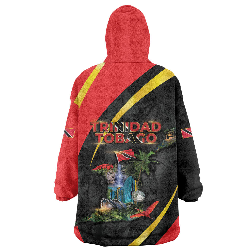 Trinidad And Tobago Independence Day Kid Wearable Blanket Hoodie Two Islands One Nation Endless Pride