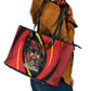 Trinidad And Tobago Independence Day Leather Tote Bag Two Islands One Nation Endless Pride