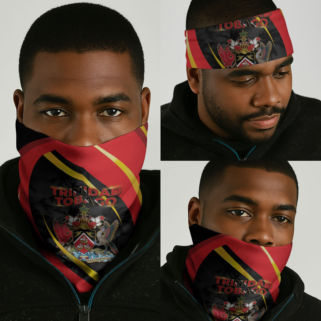 Trinidad And Tobago Independence Day Neck Gaiter Two Islands One Nation Endless Pride