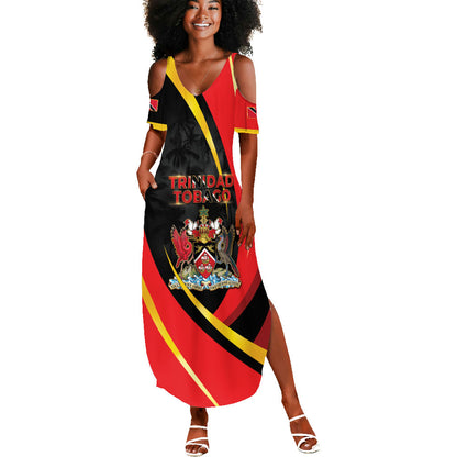 Trinidad And Tobago Independence Day Summer Maxi Dress Two Islands One Nation Endless Pride