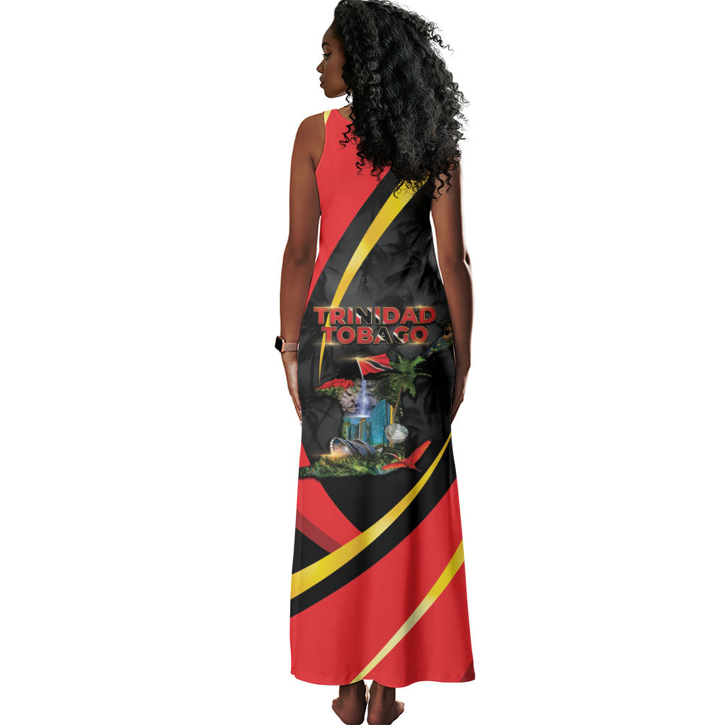 Trinidad And Tobago Independence Day Tank Maxi Dress Two Islands One Nation Endless Pride