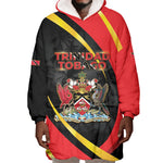 Trinidad And Tobago Independence Day Wearable Blanket Hoodie Two Islands One Nation Endless Pride
