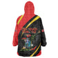 Trinidad And Tobago Independence Day Wearable Blanket Hoodie Two Islands One Nation Endless Pride