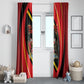 Trinidad And Tobago Independence Day Window Curtain Two Islands One Nation Endless Pride