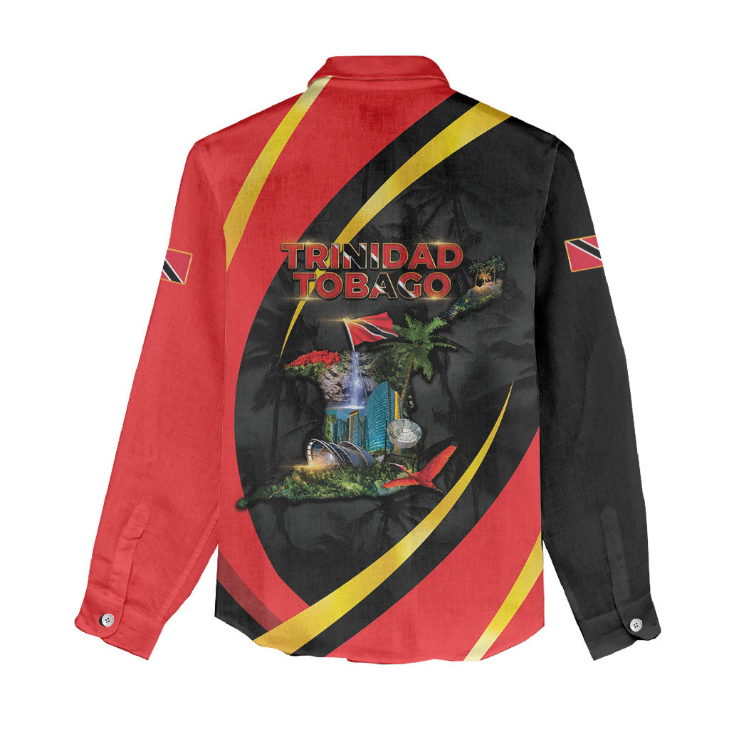 Trinidad And Tobago Independence Day Women Casual Shirt Two Islands One Nation Endless Pride