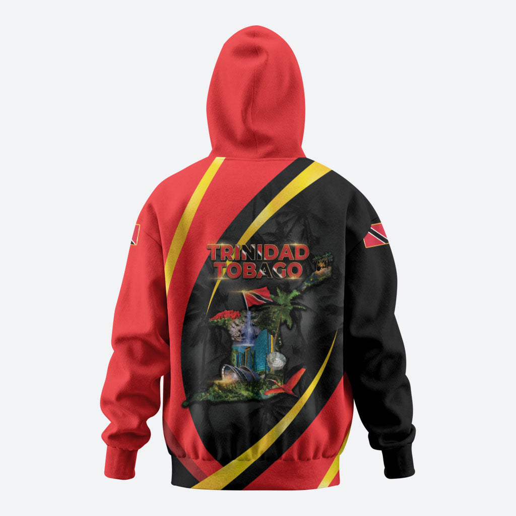 Trinidad And Tobago Independence Day Zip Hoodie Two Islands One Nation Endless Pride