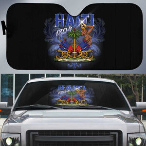 Haiti 1804 Auto Sun Shade Haitian Heritage Month