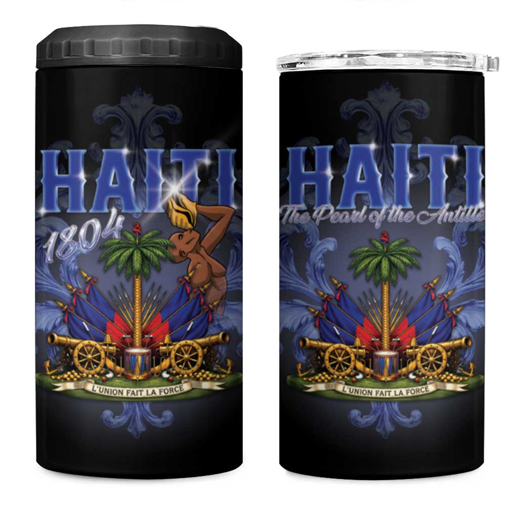 Haiti 1804 4 in 1 Can Cooler Tumbler Haitian Heritage Month