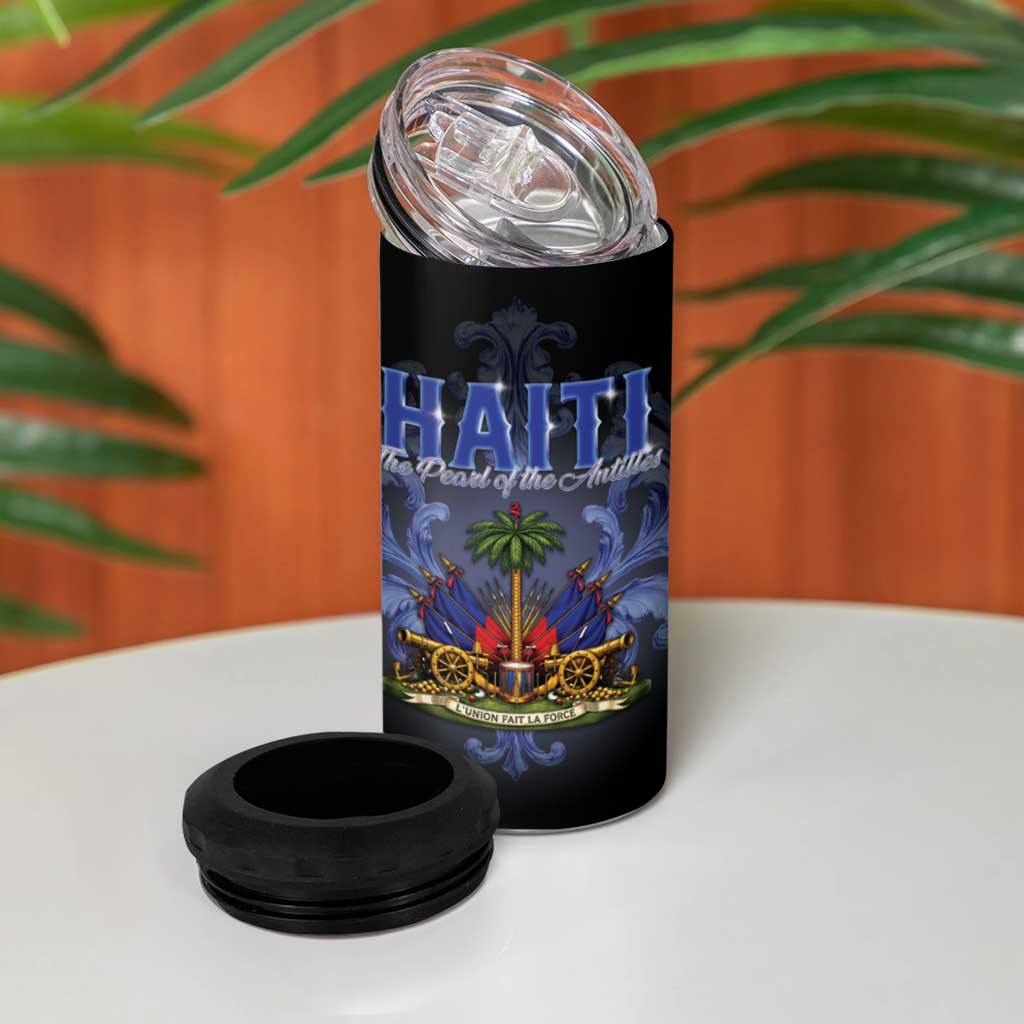 Haiti 1804 4 in 1 Can Cooler Tumbler Haitian Heritage Month