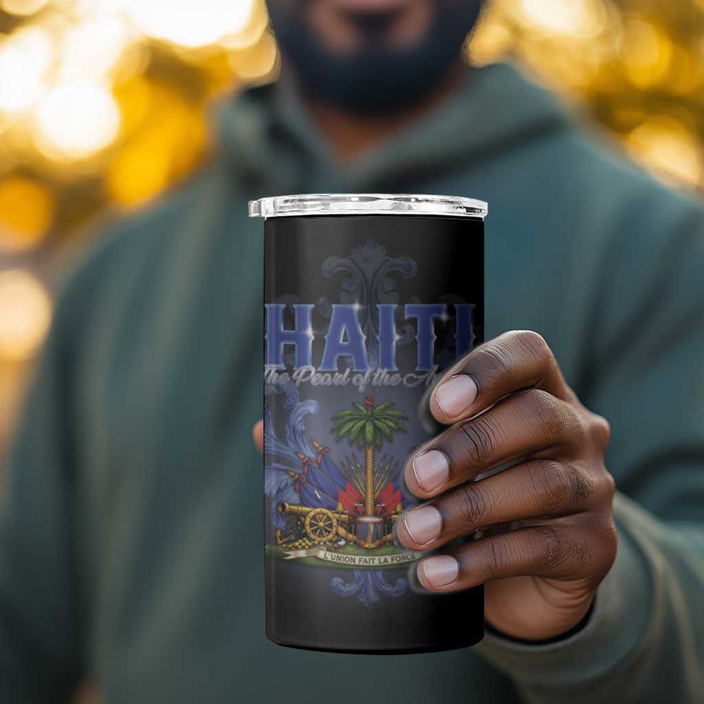 Haiti 1804 4 in 1 Can Cooler Tumbler Haitian Heritage Month